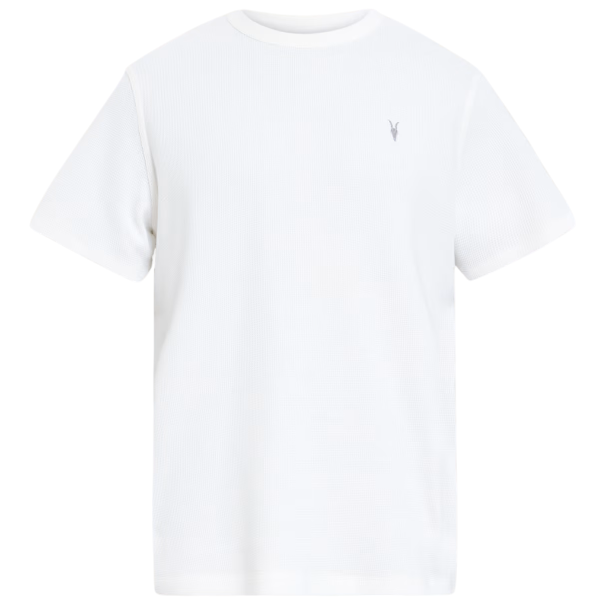 AllSaints Esum Mens T Shirts Waffle Texture Crew Neck Short Sleeve Summer Tee
