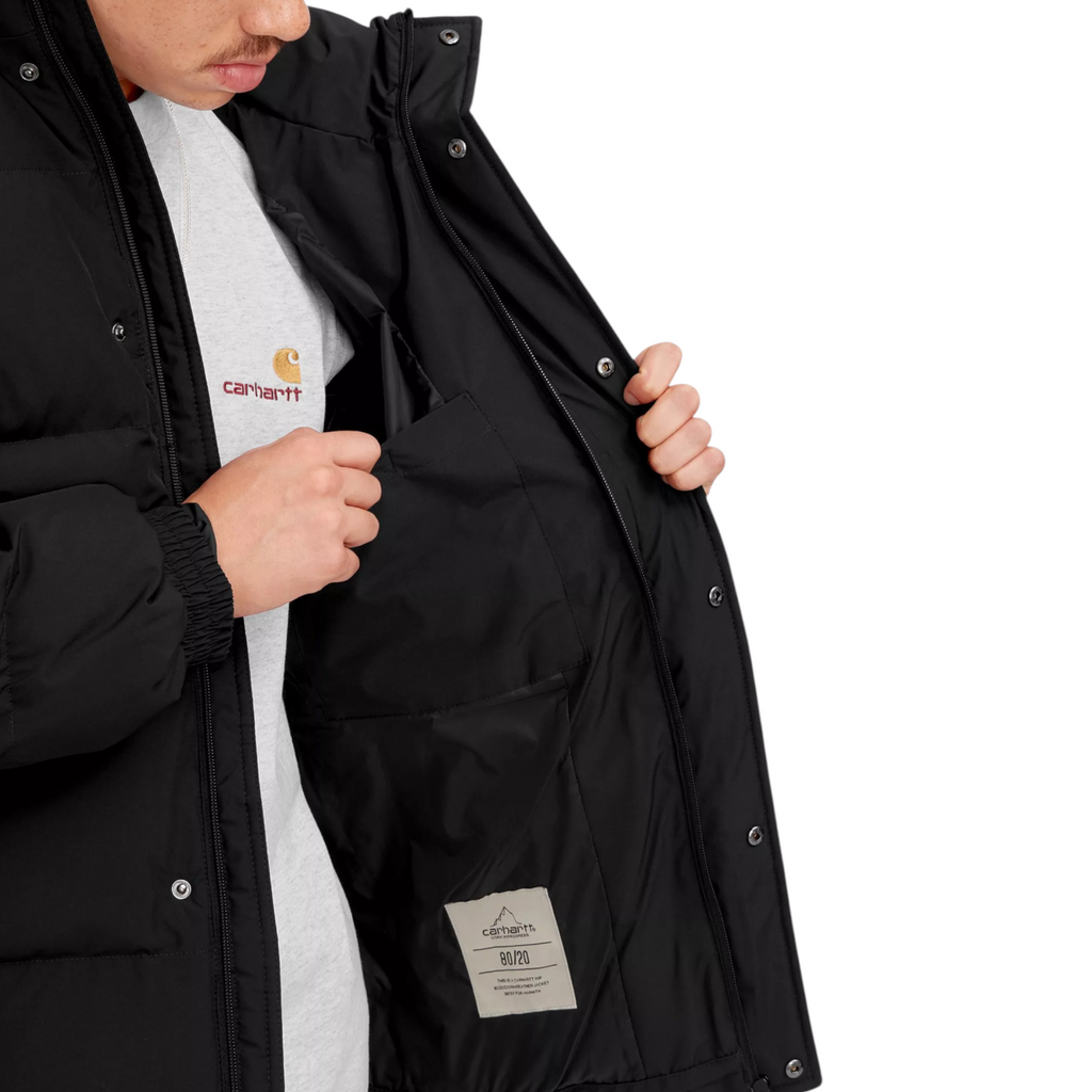 Carhatt Mens Jacket Danville Winter Coat Black