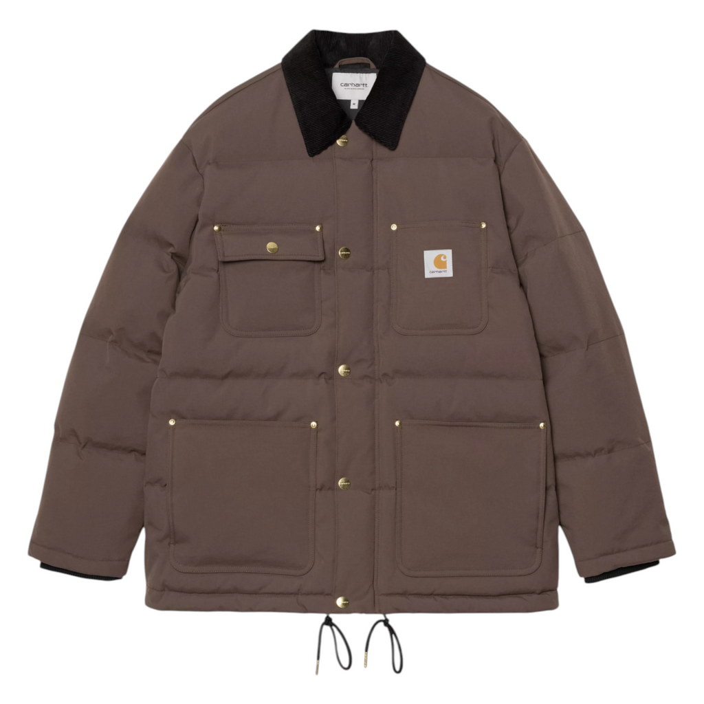 Carhatt Mens Jacket Rayler Winter Coat Dark Brown