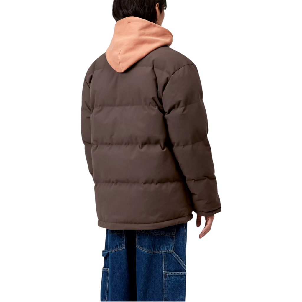Carhatt Mens Jacket Rayler Winter Coat Dark Brown