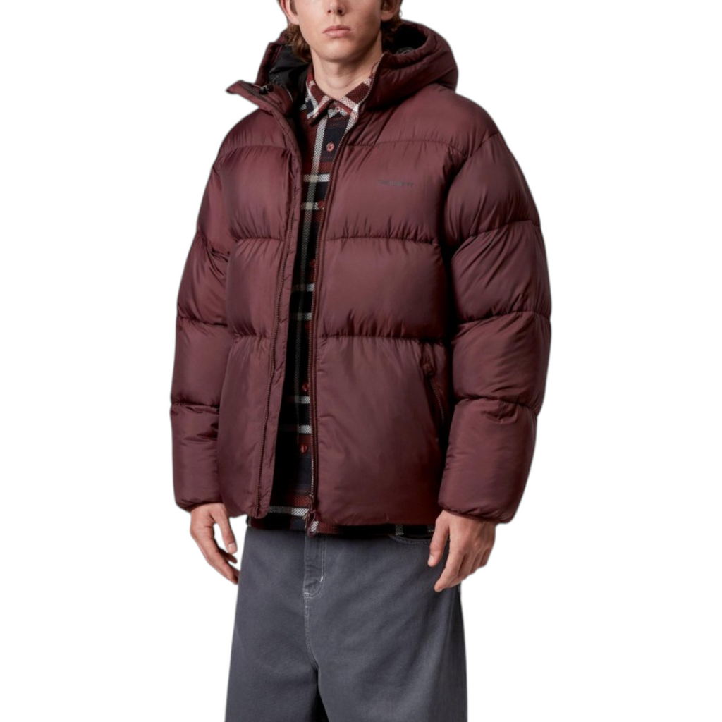 Carhatt Mens Jacket Toronto Winter Coat Burgundy