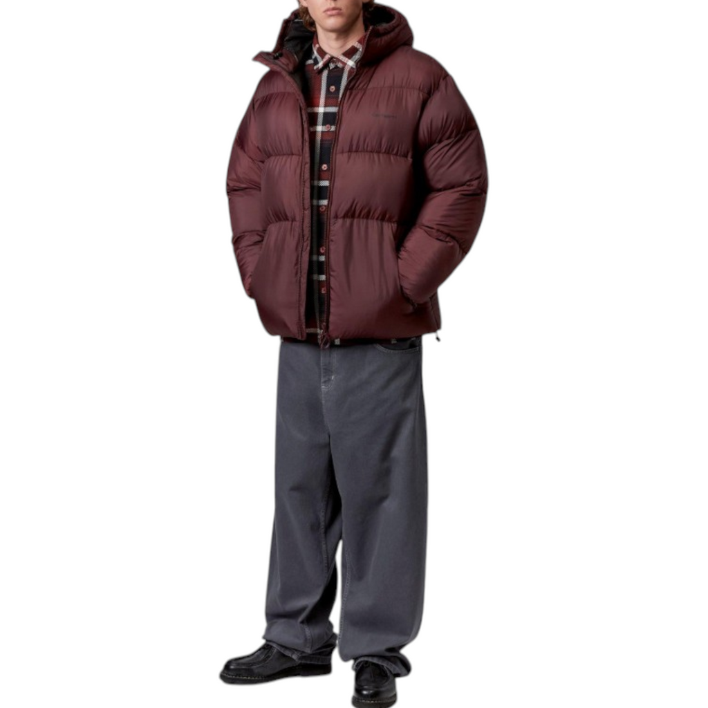 Carhatt Mens Jacket Toronto Winter Coat Burgundy