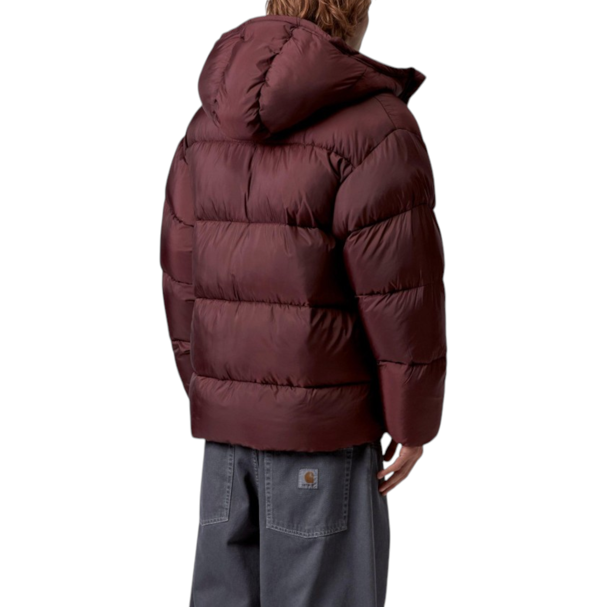 Carhatt Mens Jacket Toronto Winter Coat Burgundy