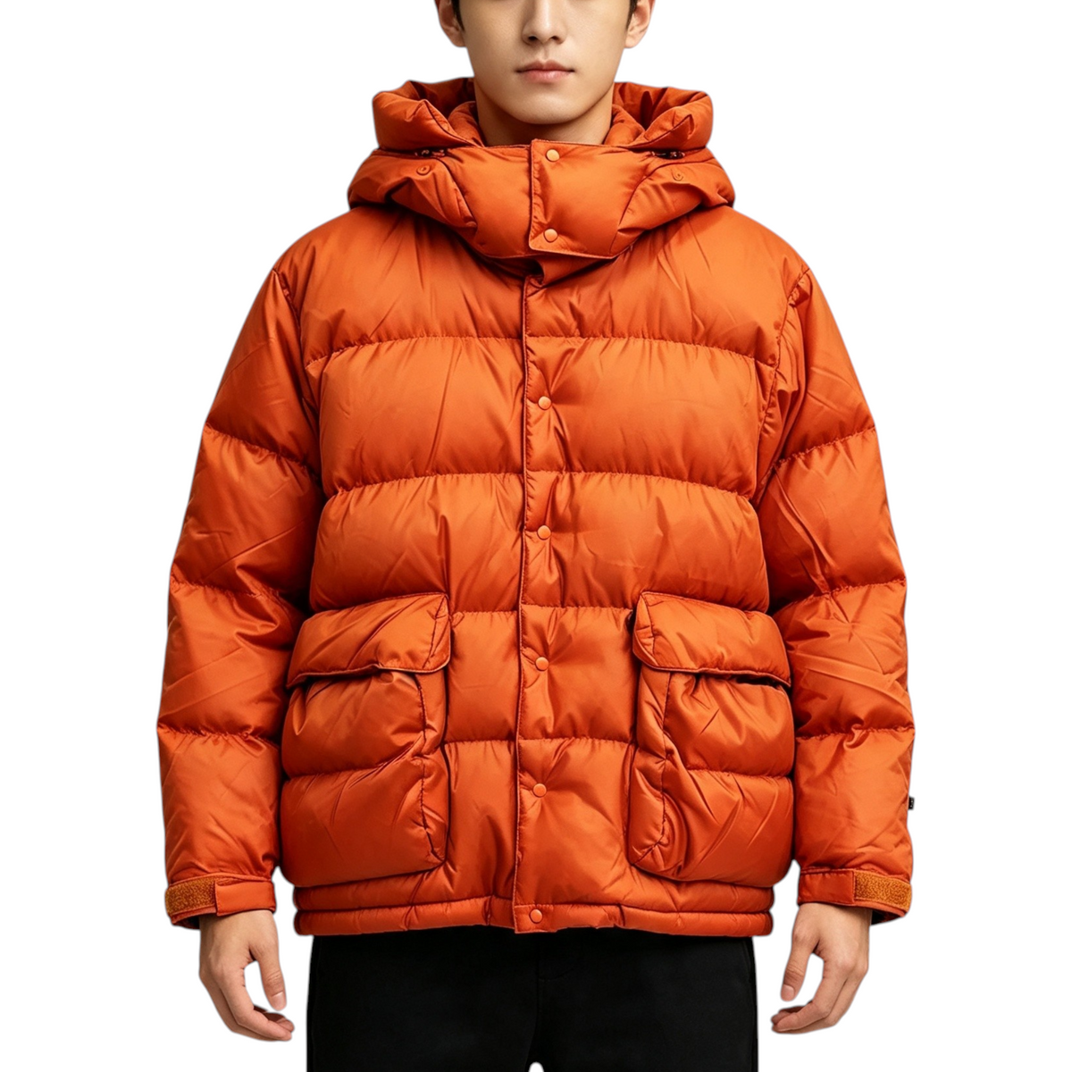 Daiwa Pier39 Mens Jacket Tech Backpacker Down Parka Orange