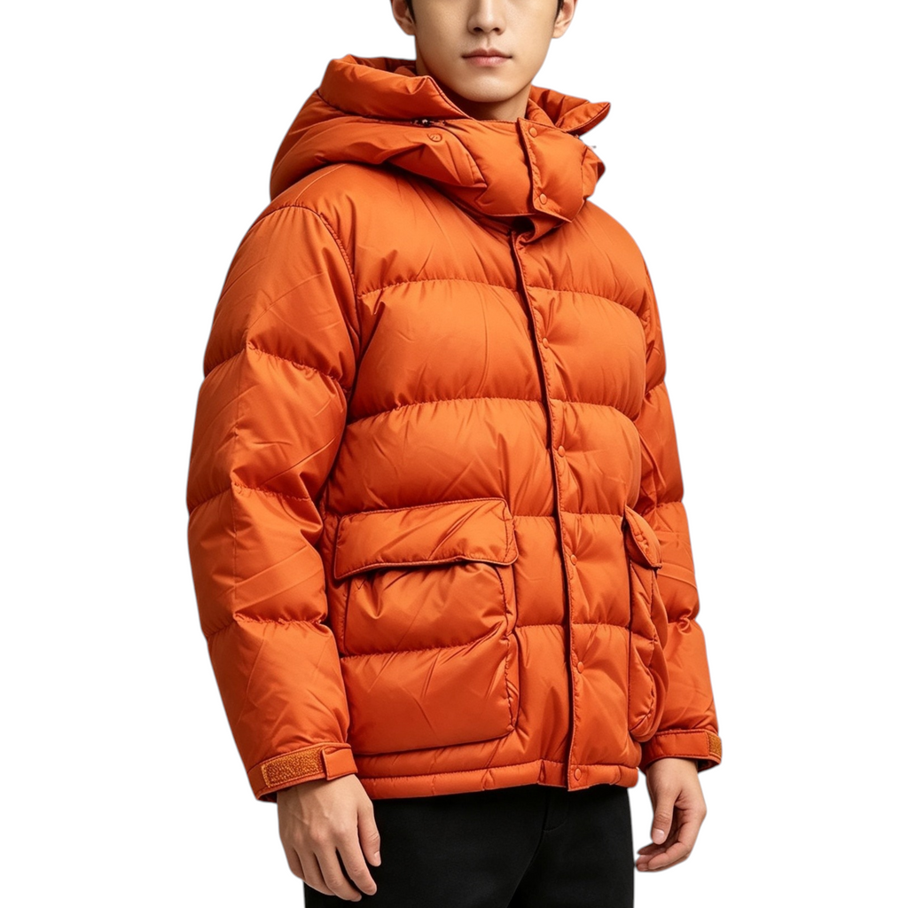 Daiwa Pier39 Mens Jacket Tech Backpacker Down Parka Orange