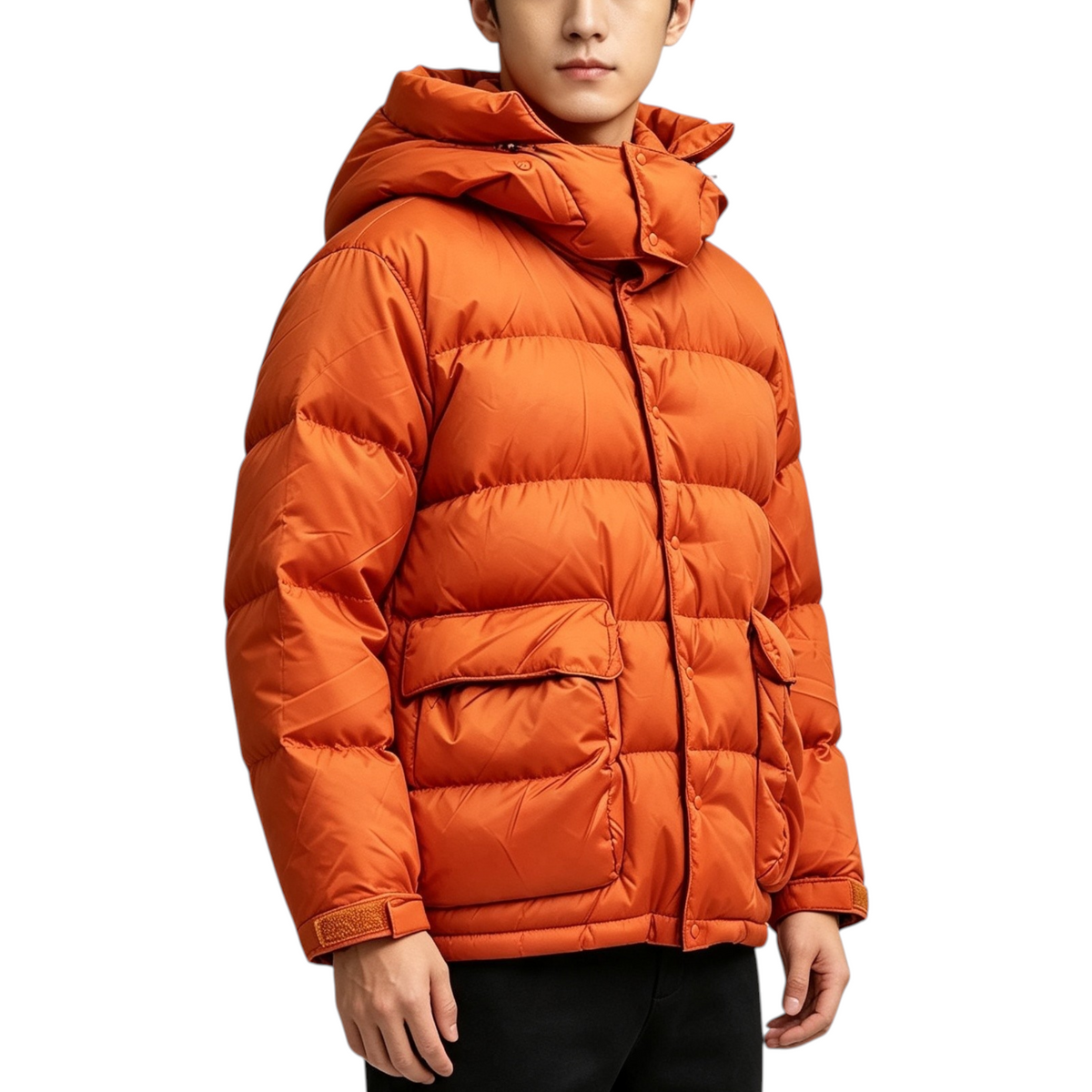 Daiwa Pier39 Mens Jacket Tech Backpacker Down Parka Orange
