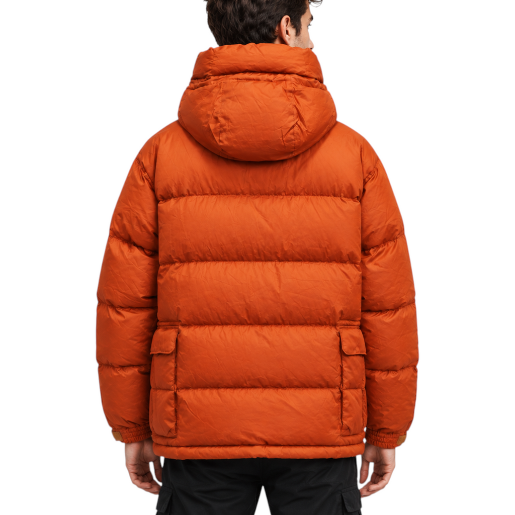 Daiwa Pier39 Mens Jacket Tech Backpacker Down Parka Orange