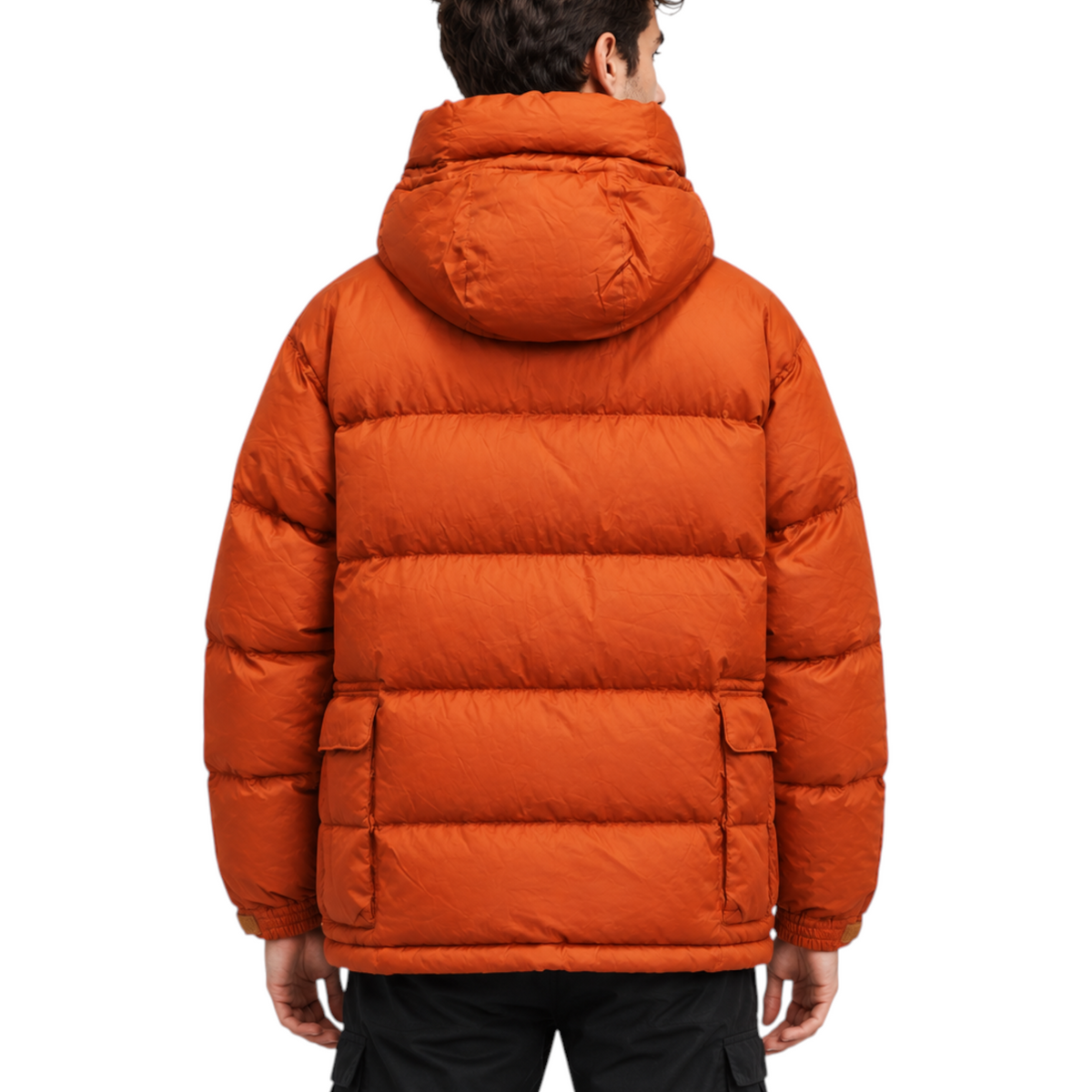 Daiwa Pier39 Mens Jacket Tech Backpacker Down Parka Orange