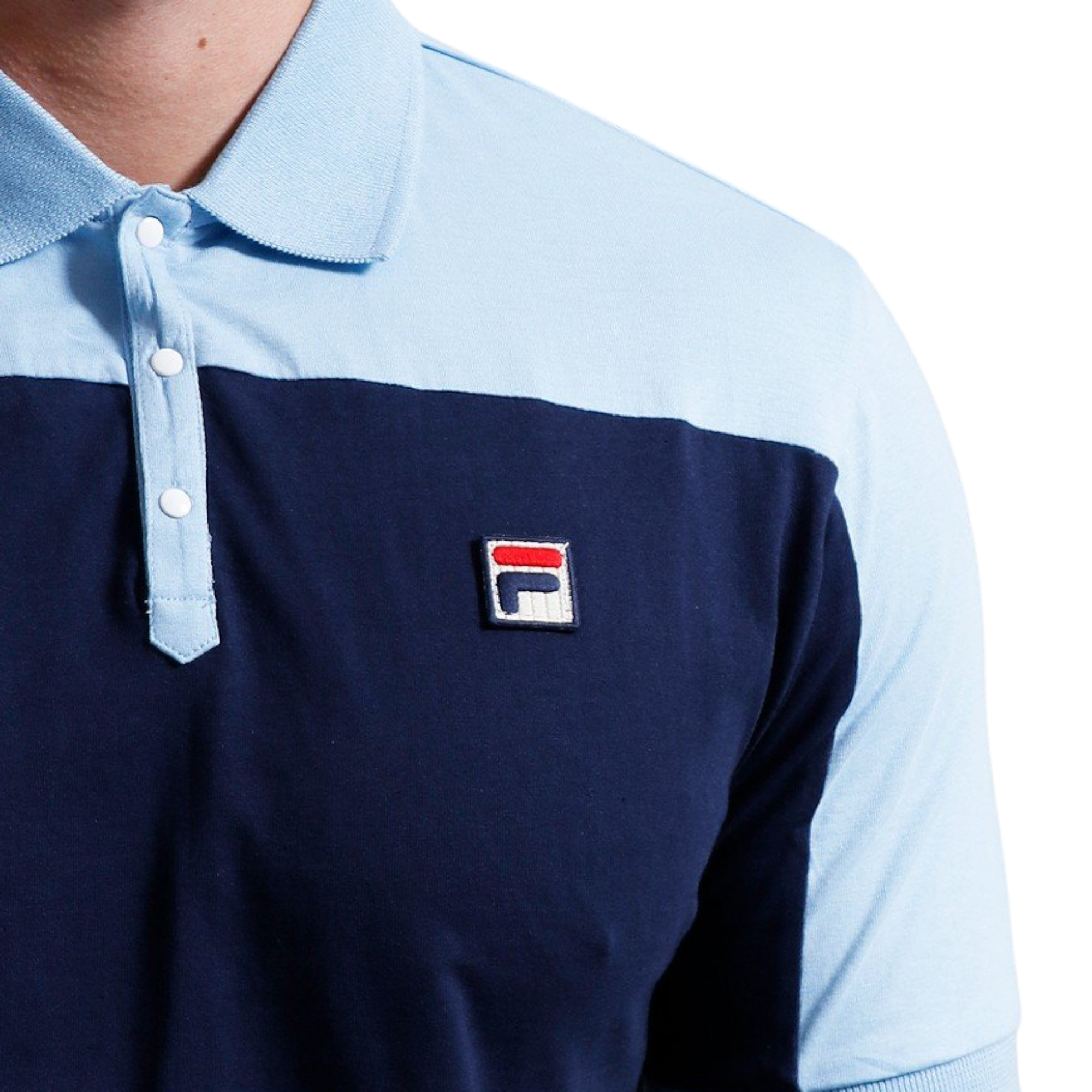 Fila Mens Polo Shirt Mivvi Short Sleeve Summer Polo Cotton