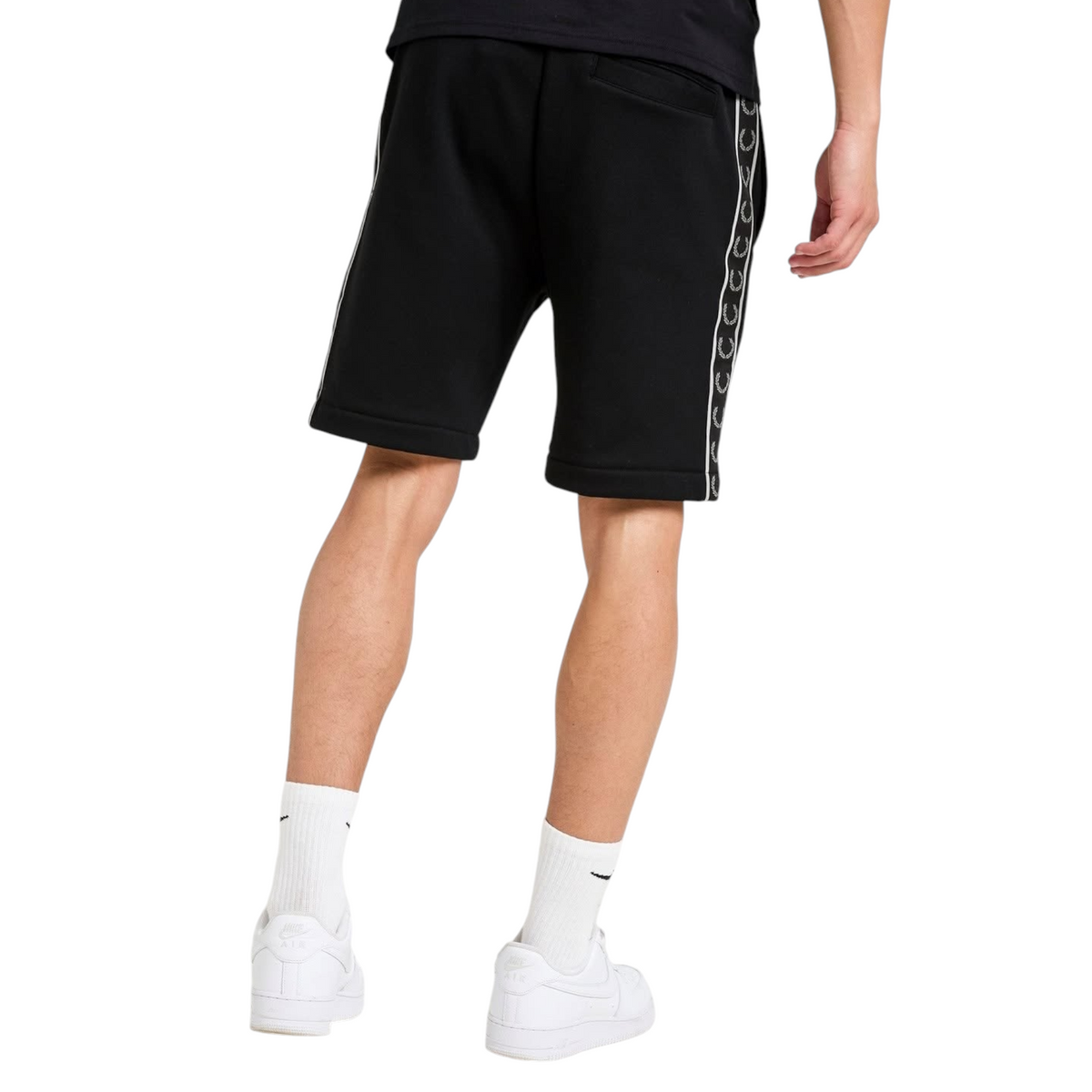 Fred Perry Mens Tape Ringer Co Ords Set Short Sleeve T Shirts Shorts