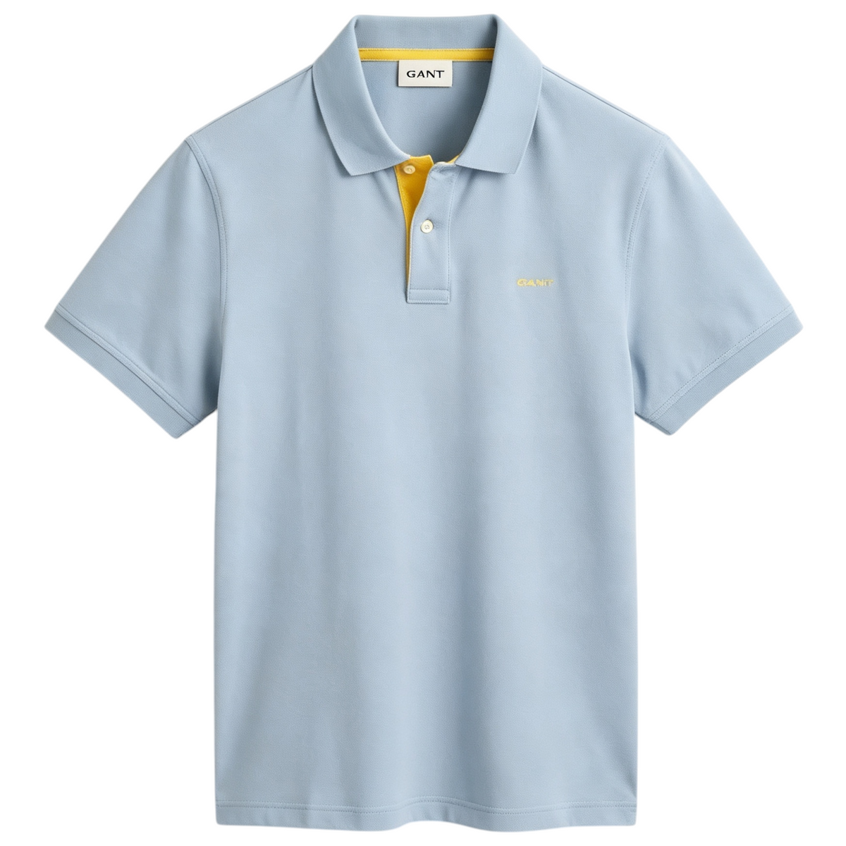 Gant Mens Polo Shirt Contrast Short Sleeve Summer Polo Cotton