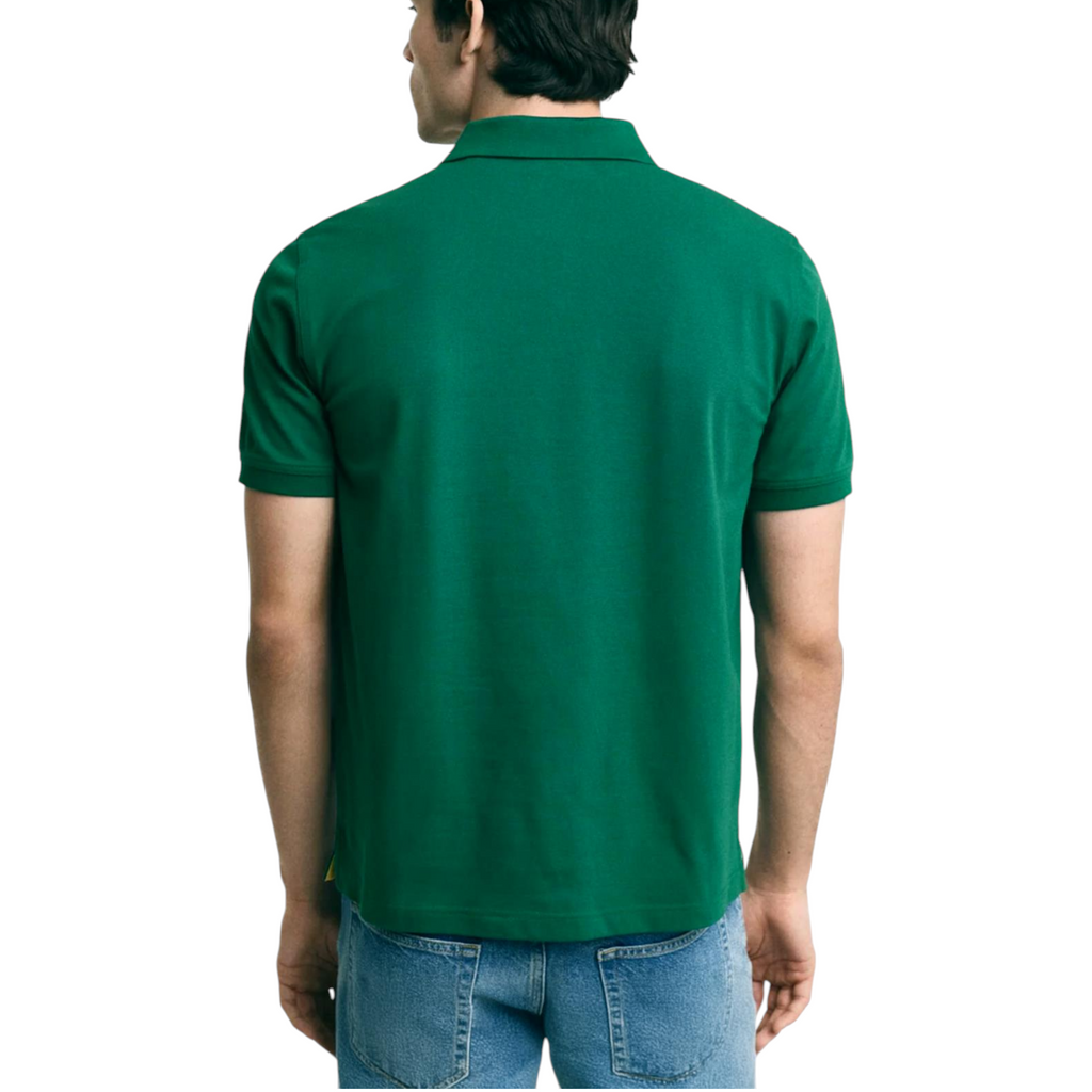 Gant Mens Polo Shirt Contrast Short Sleeve Summer Polo Cotton