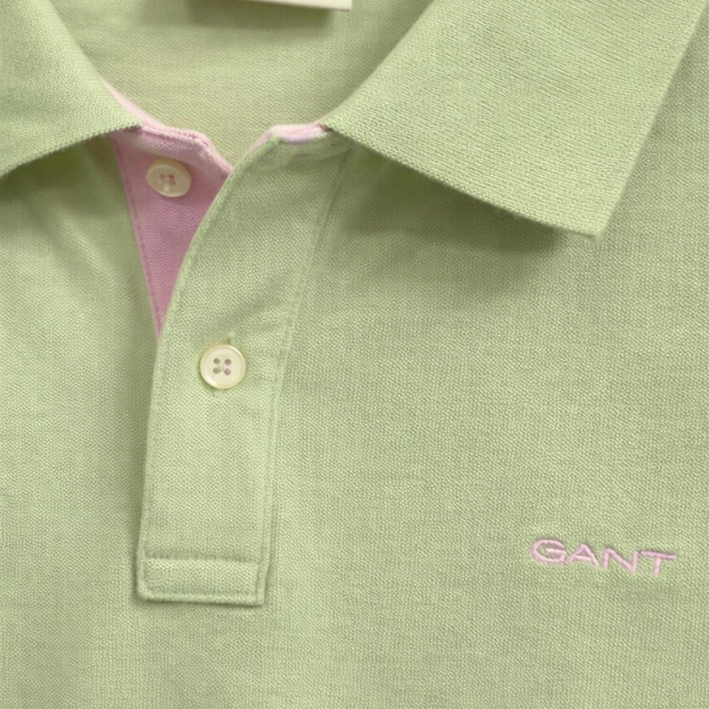 Gant Mens Polo Shirt Contrast Short Sleeve Summer Polo Cotton