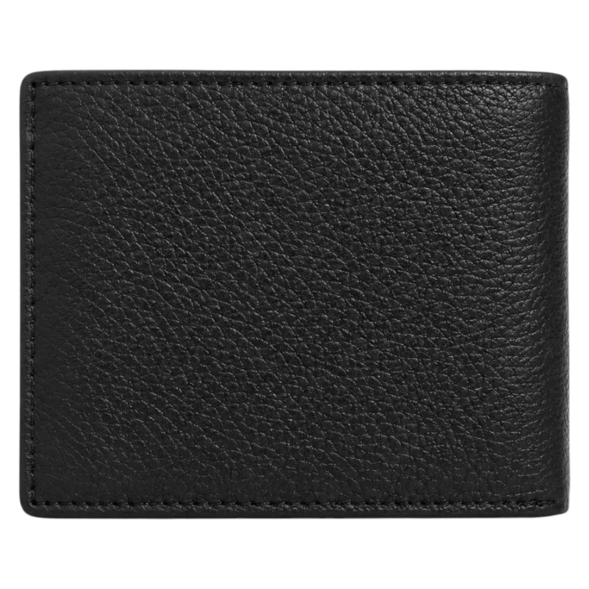 Hugo Boss Mens Genuine Leather Wallet Monist Bifold Credit Card Holder Black