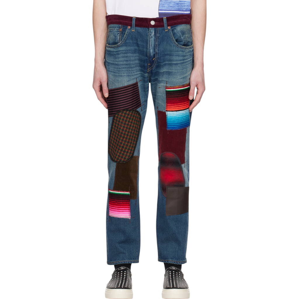 Junya Watanabe x Levi’s Edition Men’s Blue Patchwork Jeans