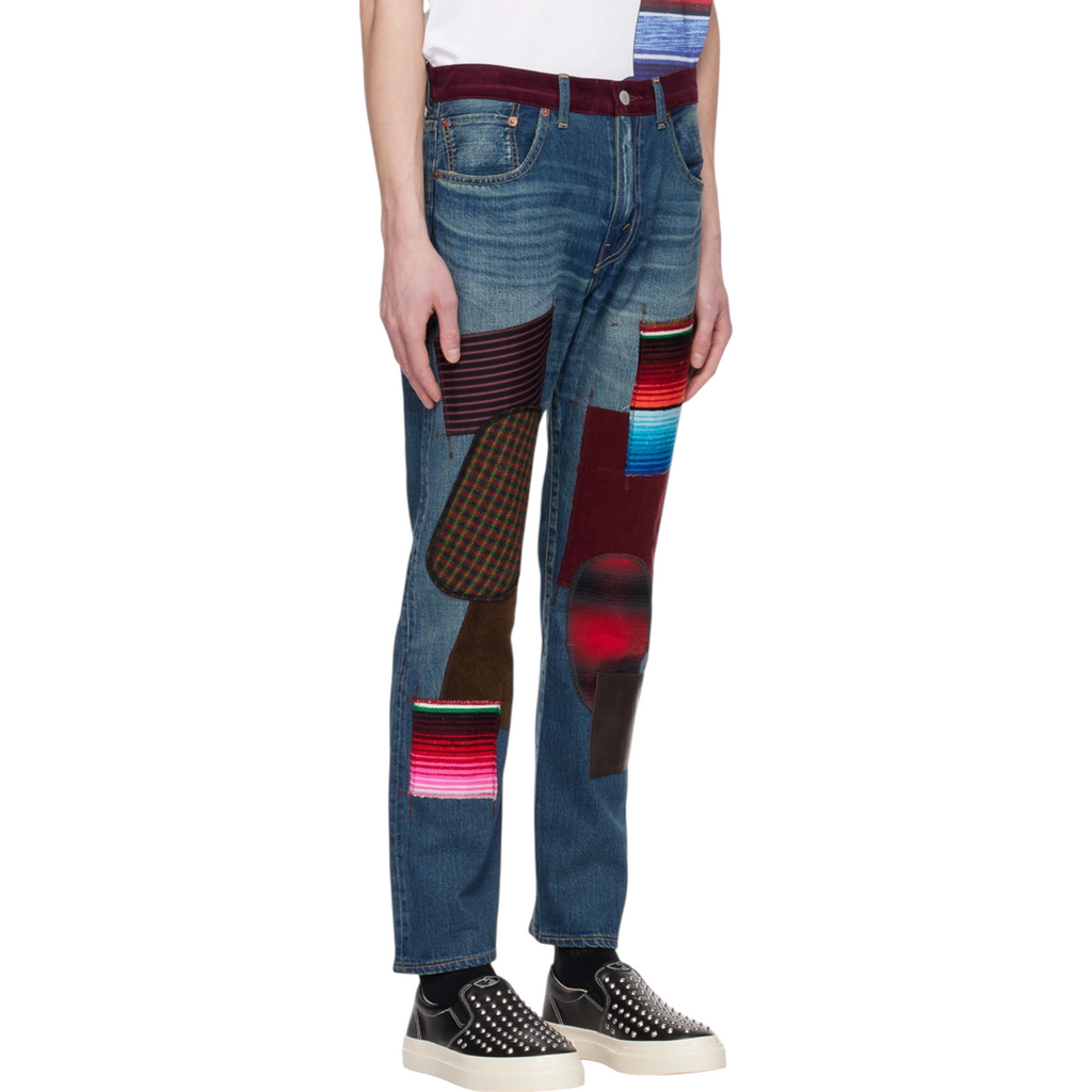Junya Watanabe x Levi’s Edition Men’s Blue Patchwork Jeans