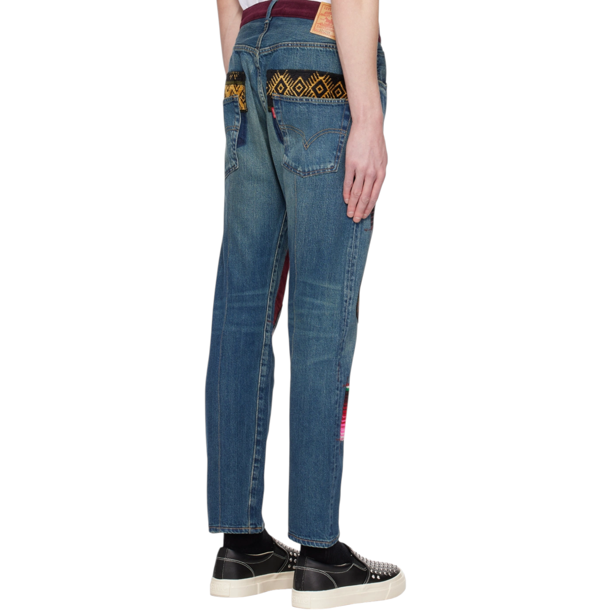 Junya Watanabe x Levi’s Edition Men’s Blue Patchwork Jeans