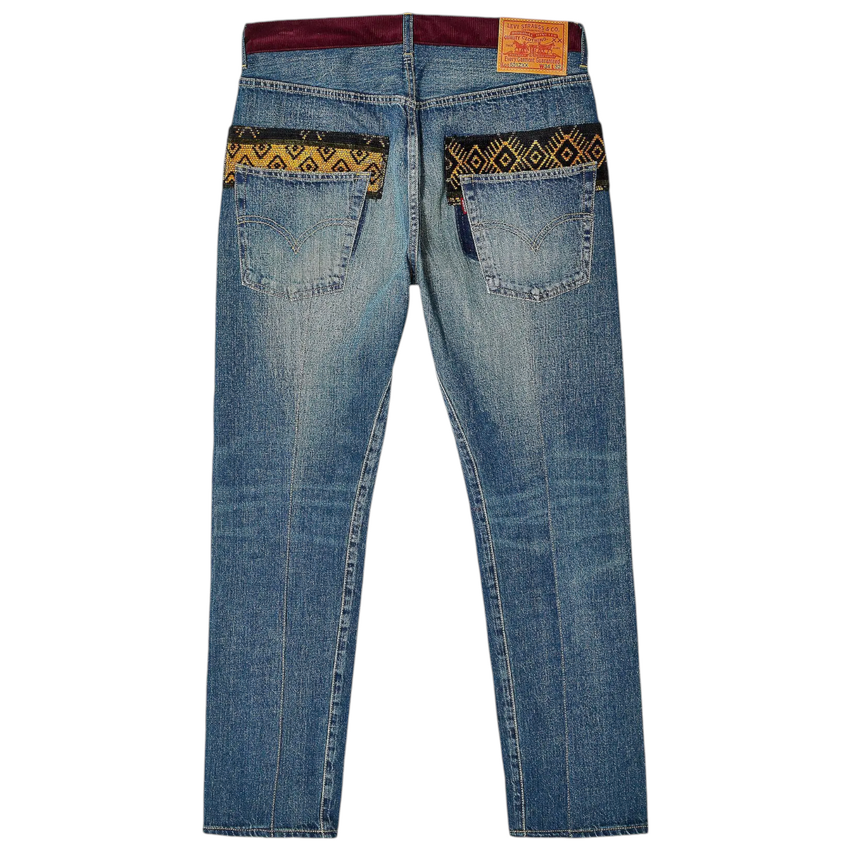 Junya Watanabe x Levi’s Edition Men’s Blue Patchwork Jeans