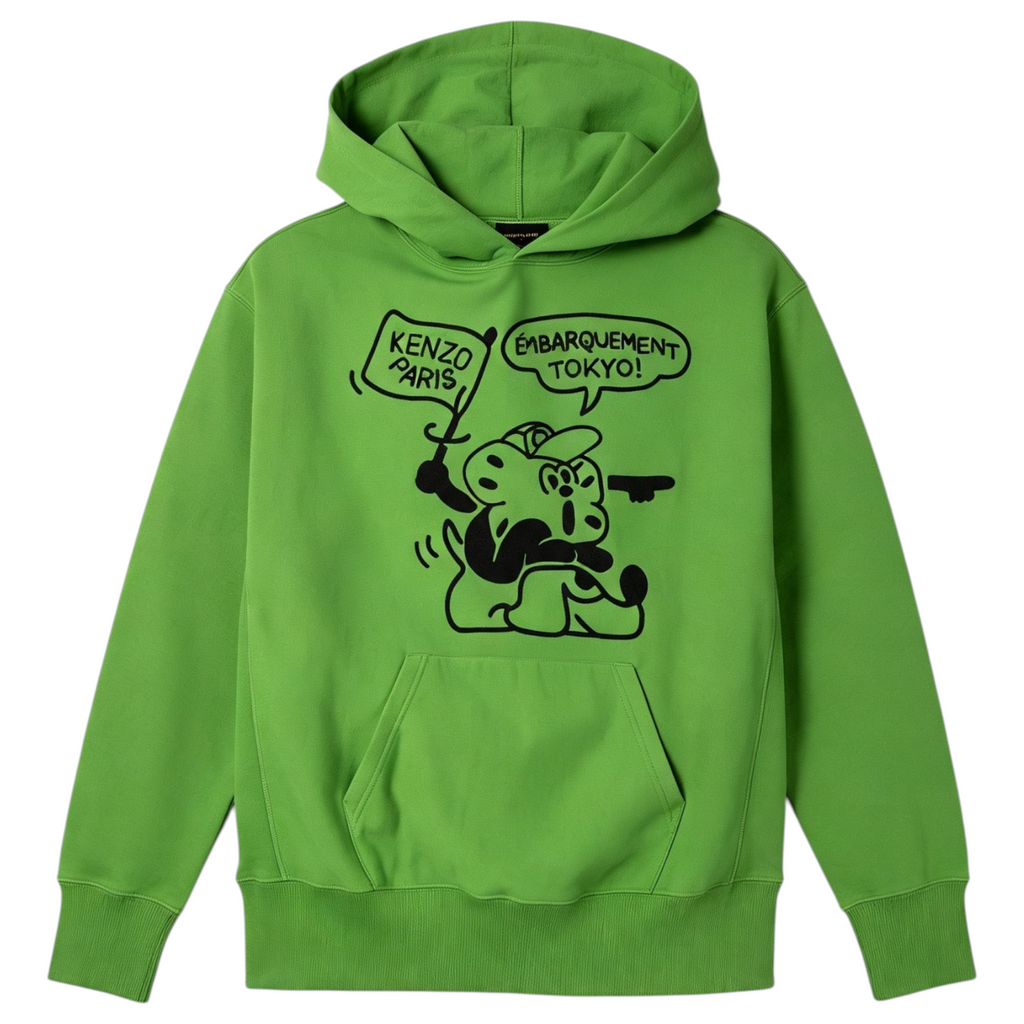 Kenzo Paris Mens Hoodie Boke Boy Travels Pullover Oversized Hoodie