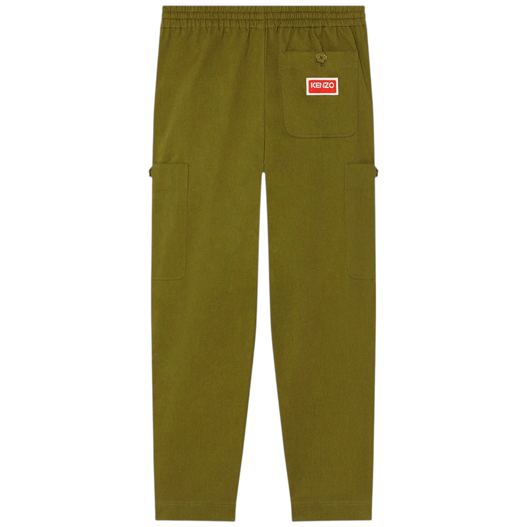 Kenzo Cargo Pant Mens Jogging Bottoms Straight Fit Green