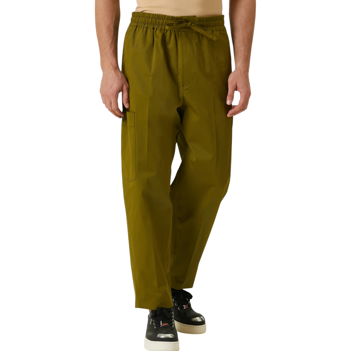 Kenzo Cargo Pant Mens Jogging Bottoms Straight Fit Green