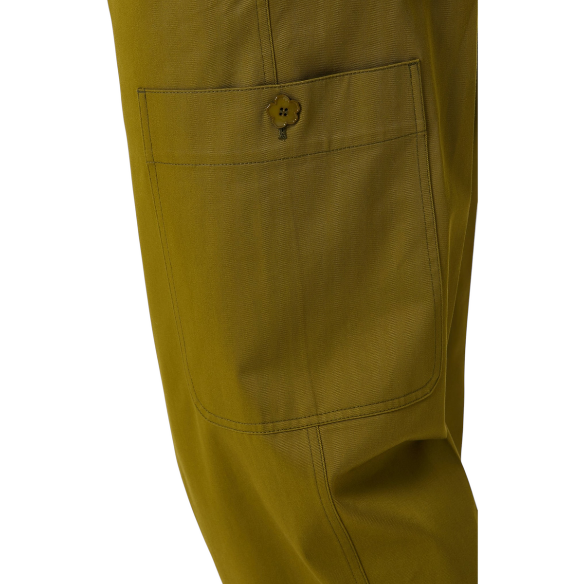 Kenzo Cargo Pant Mens Jogging Bottoms Straight Fit Green