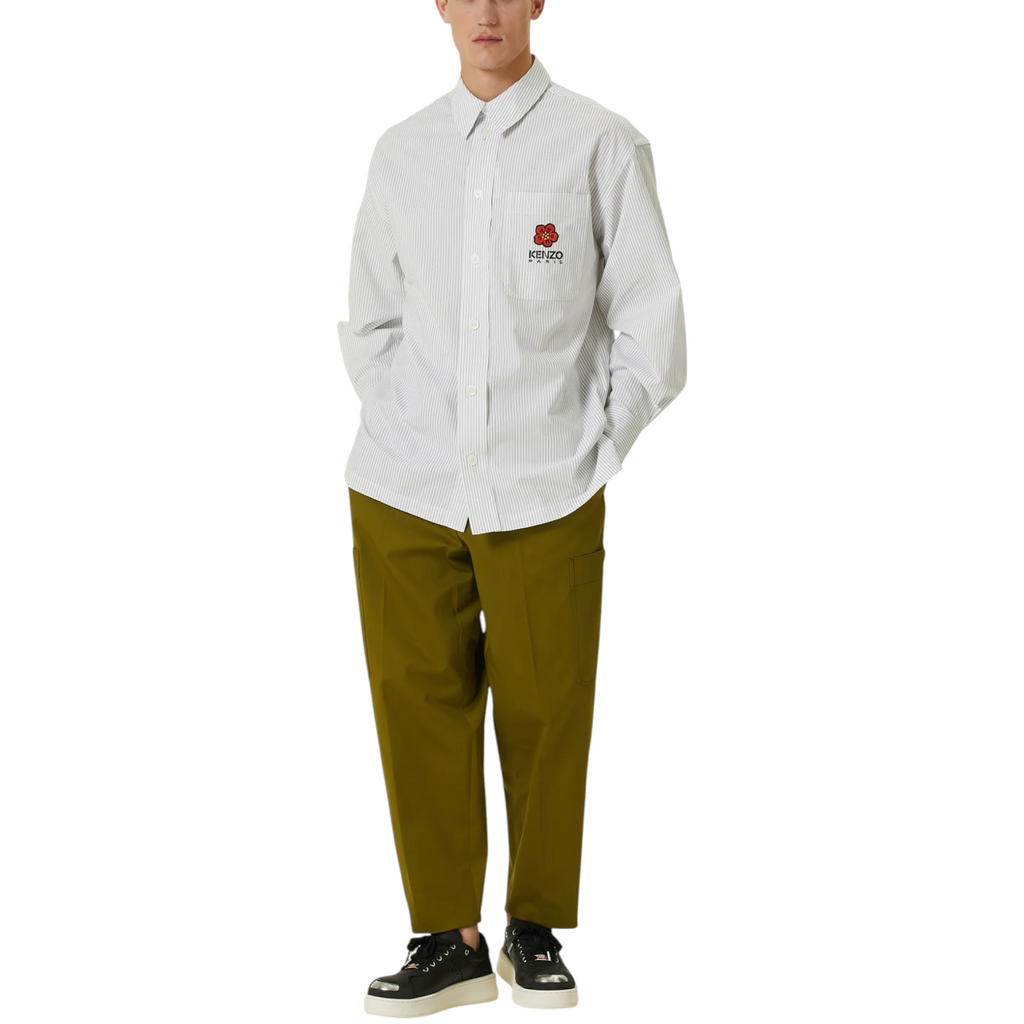 Kenzo Cargo Pant Mens Jogging Bottoms Straight Fit Green