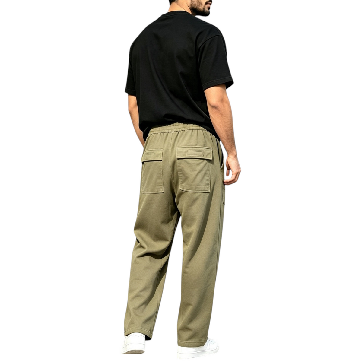 Rick Owens DRKSHDW Mens Classic Cargo Drawstring Pant Olive