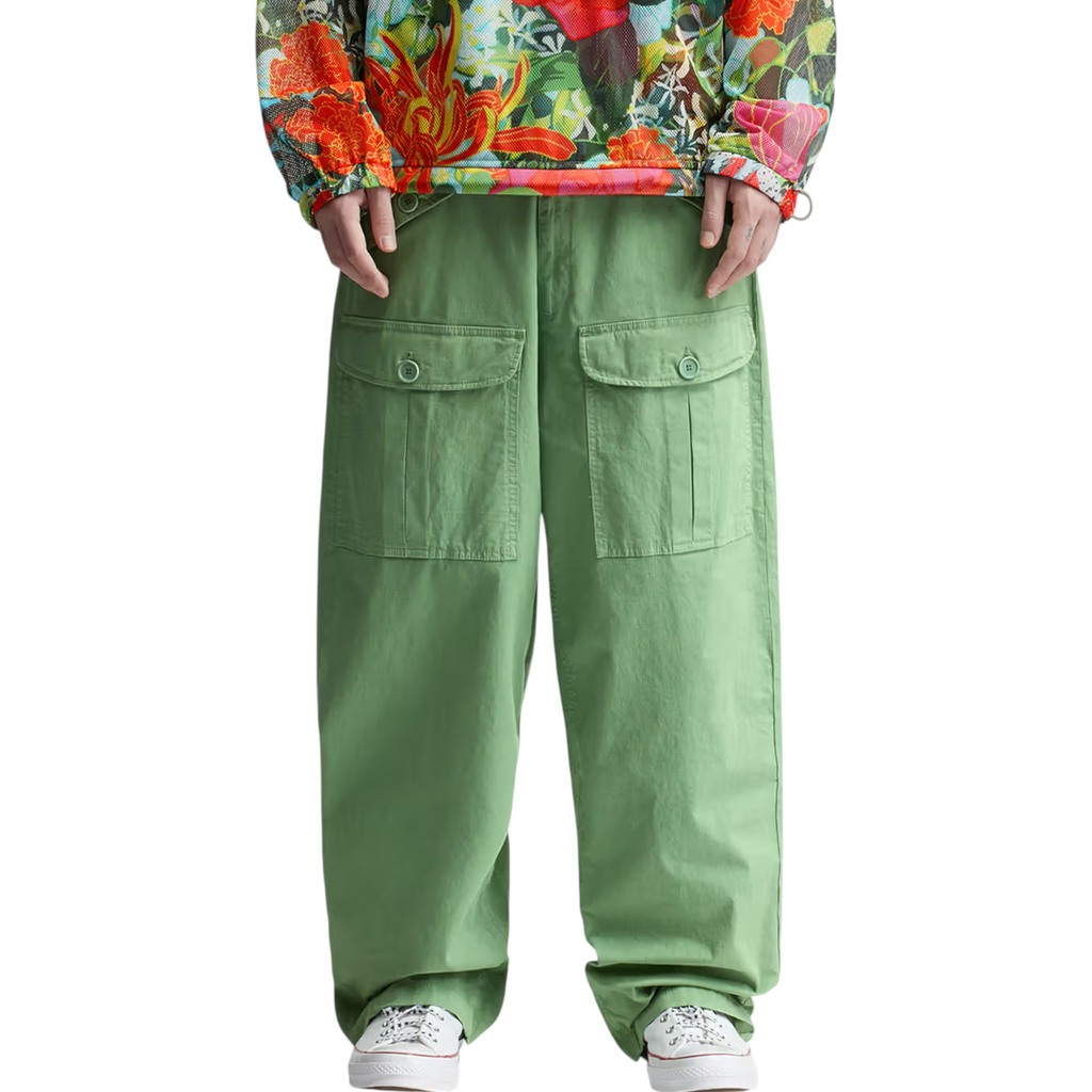 Sky High Farm Cargo Pant Mens Jogging Bottoms Straight Fit Green