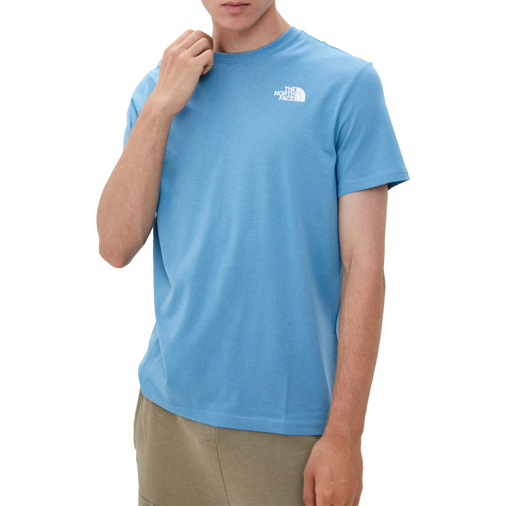 The North Face Mens T Shirts Crew Neck Short Sleeve Red Box Cotton Tee