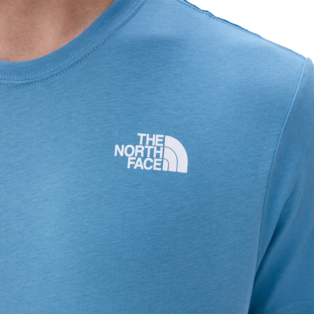 The North Face Mens T Shirts Crew Neck Short Sleeve Red Box Cotton Tee