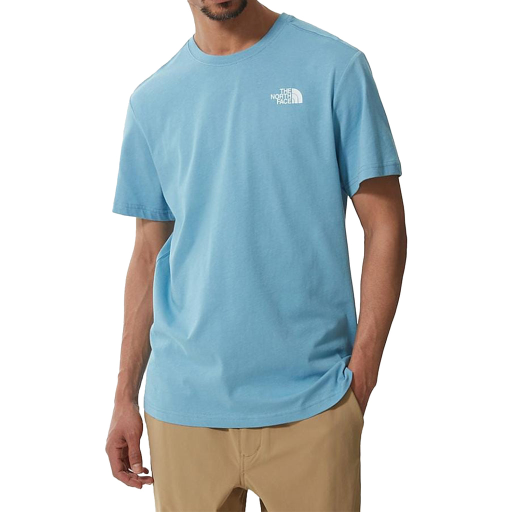The North Face Mens T Shirts Crew Neck Short Sleeve Red Box Cotton Tee