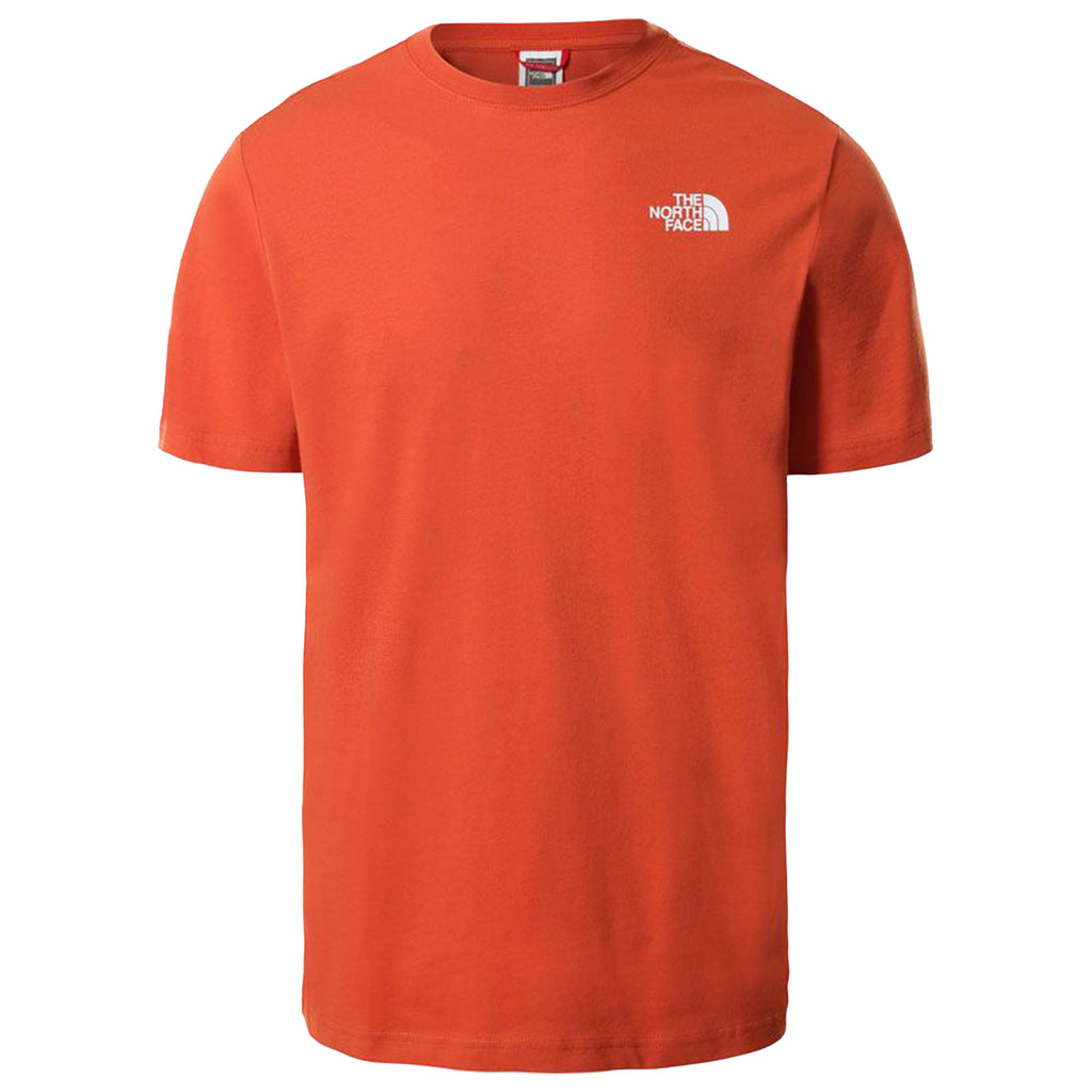 The North Face Mens T Shirts Crew Neck Short Sleeve Red Box Cotton Tee