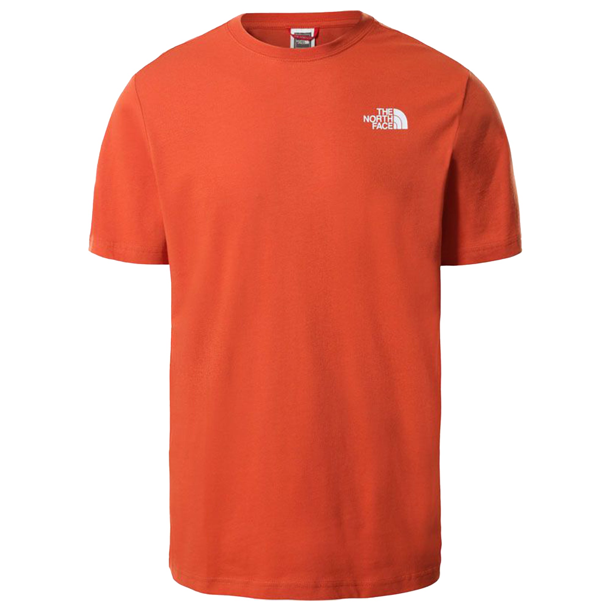 The North Face Mens T Shirts Crew Neck Short Sleeve Red Box Cotton Tee