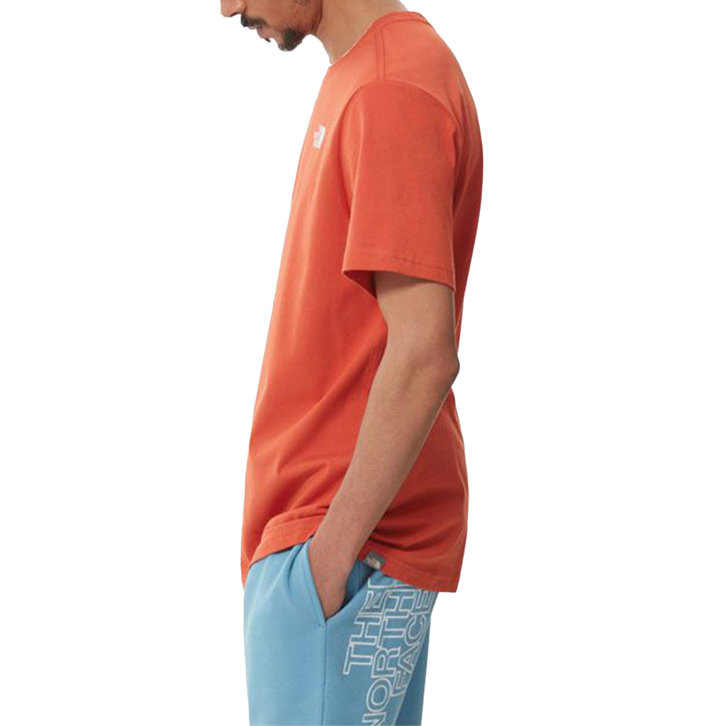 The North Face Mens T Shirts Crew Neck Short Sleeve Red Box Cotton Tee