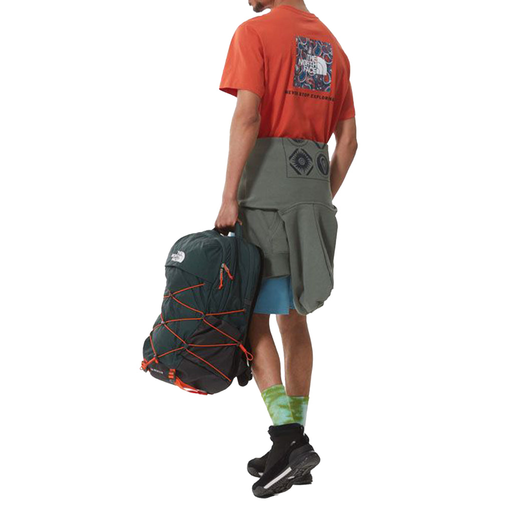 The North Face Mens T Shirts Crew Neck Short Sleeve Red Box Cotton Tee
