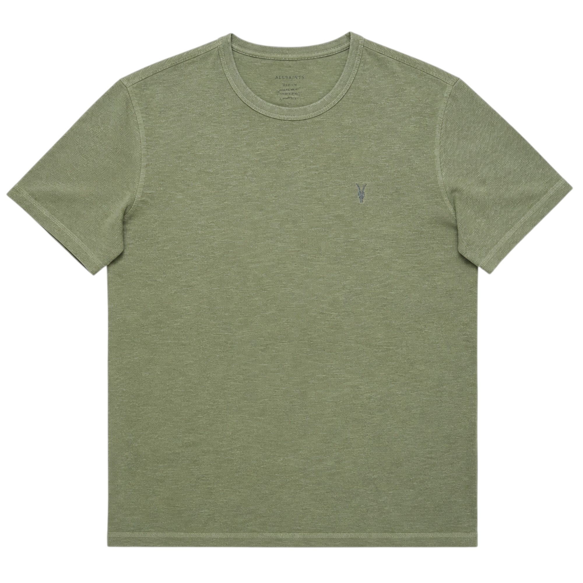 AllSaints Esum Mens T Shirts Waffle Texture Crew Neck Short Sleeve Summer Tee