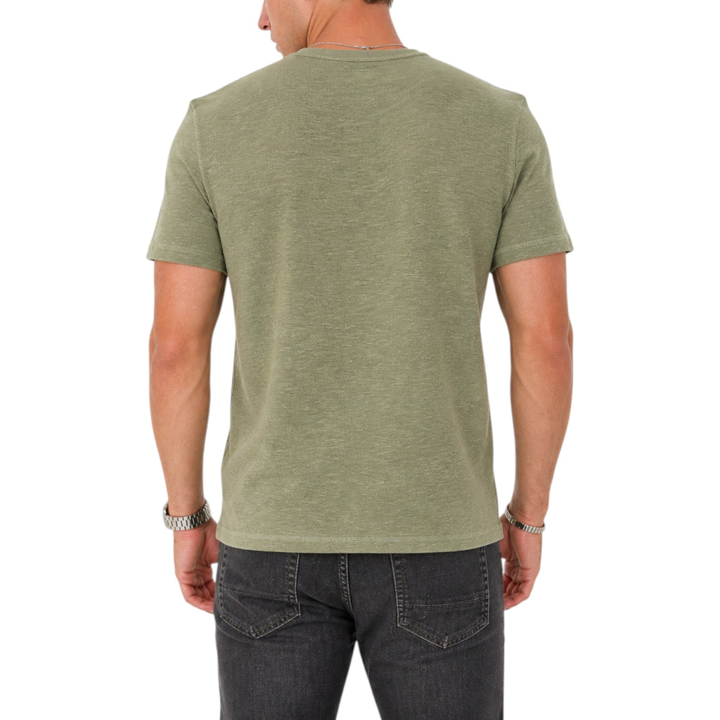 AllSaints Esum Mens T Shirts Waffle Texture Crew Neck Short Sleeve Summer Tee