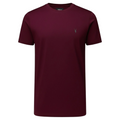 AllSaints Mens T Shirts Lycra Stretch Cotton Crew Neck Short Sleeve Summer Tee