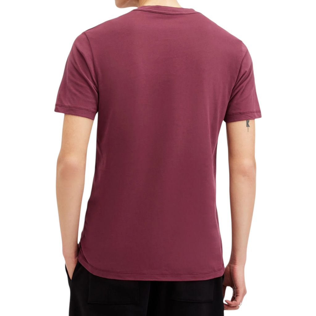 AllSaints Mens T Shirts Lycra Stretch Cotton Crew Neck Short Sleeve Summer Tee