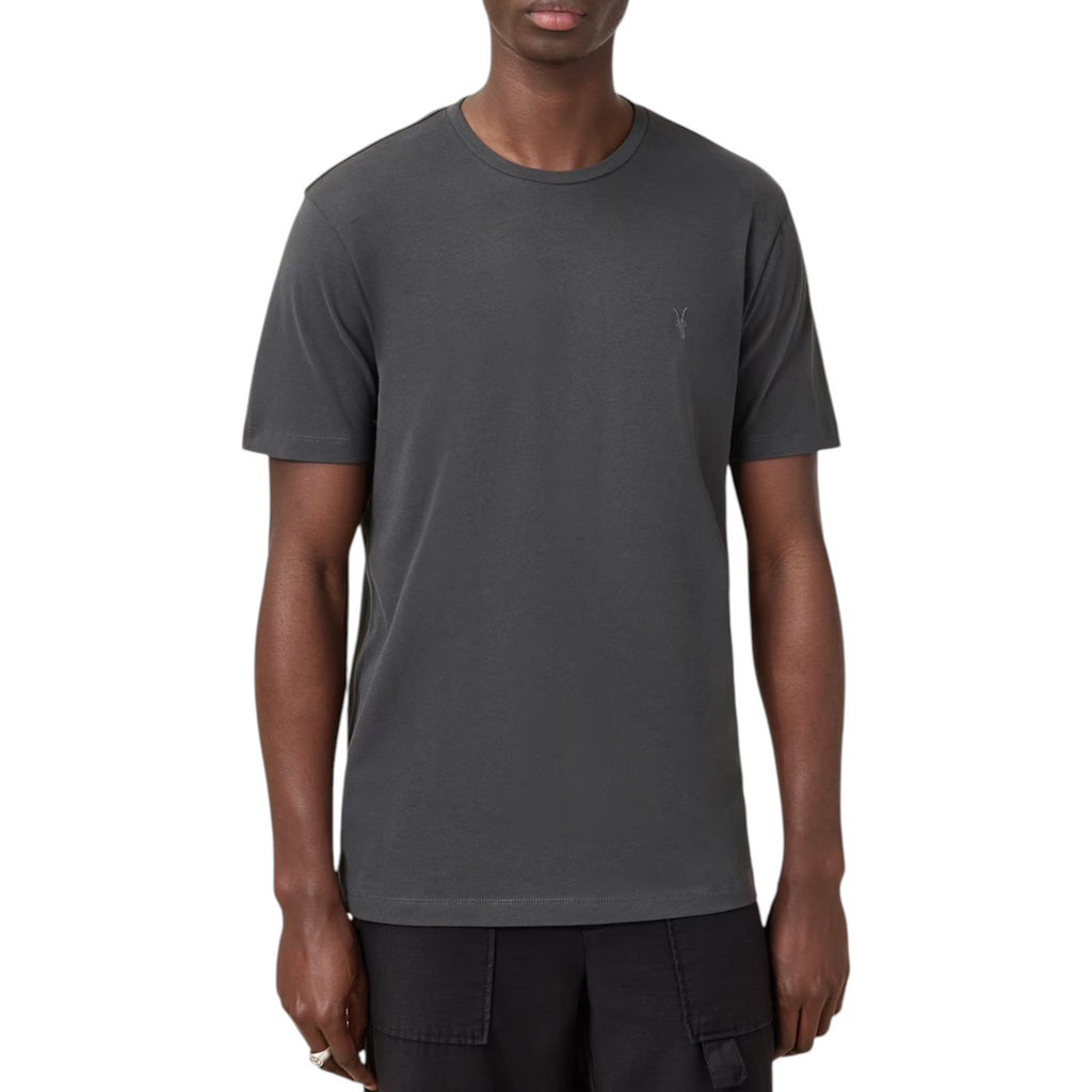 AllSaints Mens T Shirts Lycra Stretch Cotton Crew Neck Short Sleeve Summer Tee
