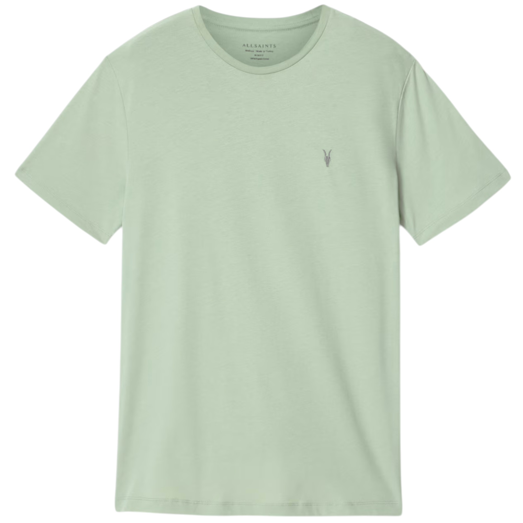 AllSaints Mens T Shirts Lycra Stretch Cotton Crew Neck Short Sleeve Summer Tee