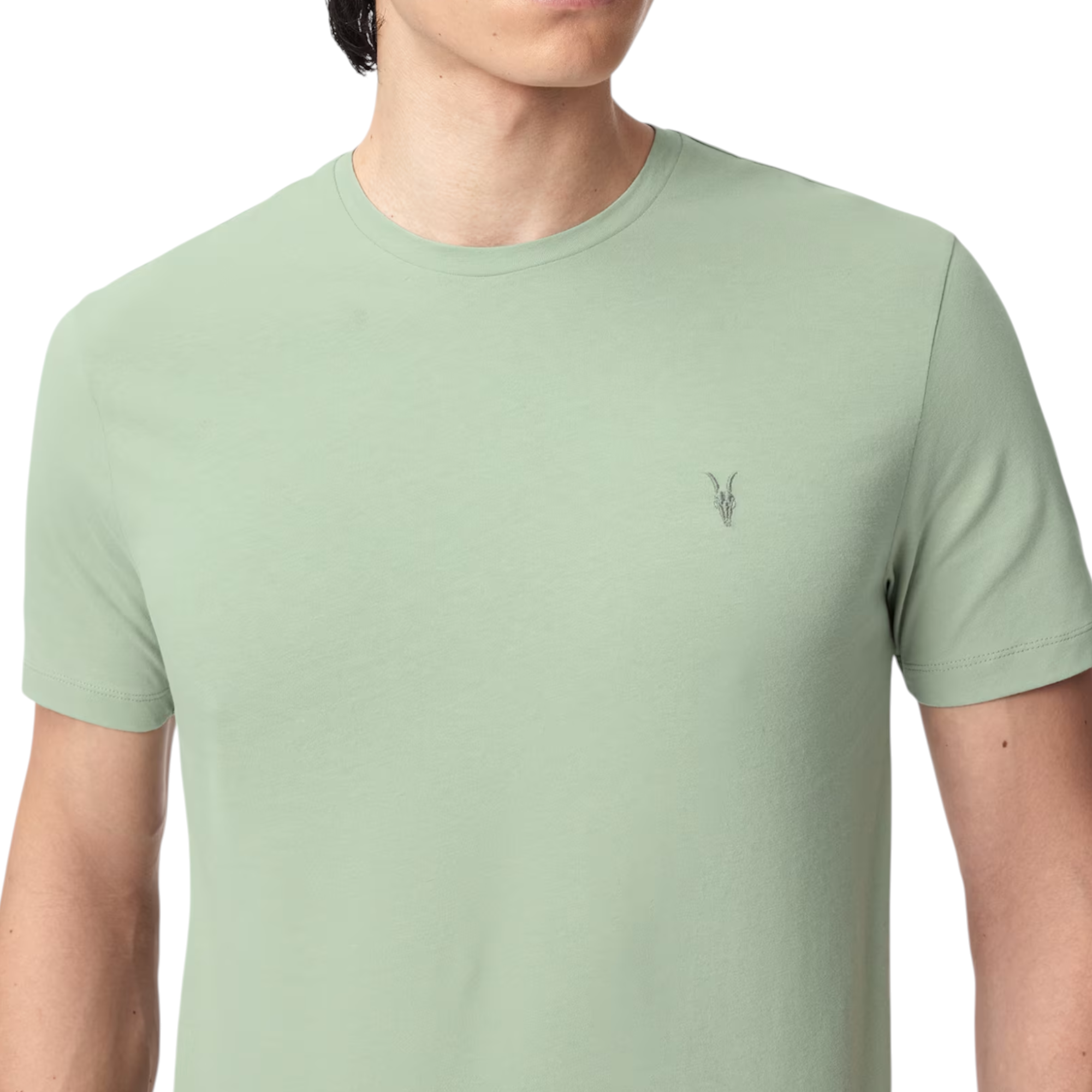 AllSaints Mens T Shirts Lycra Stretch Cotton Crew Neck Short Sleeve Summer Tee