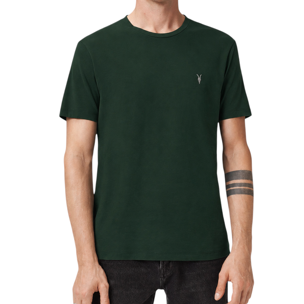 AllSaints Mens T Shirts Lycra Stretch Cotton Crew Neck Short Sleeve Summer Tee