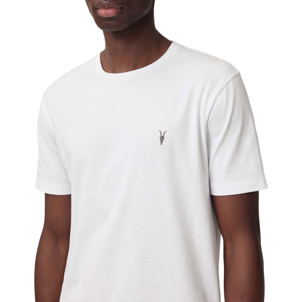 AllSaints Mens T Shirts Lycra Stretch Cotton Crew Neck Short Sleeve Summer Tee