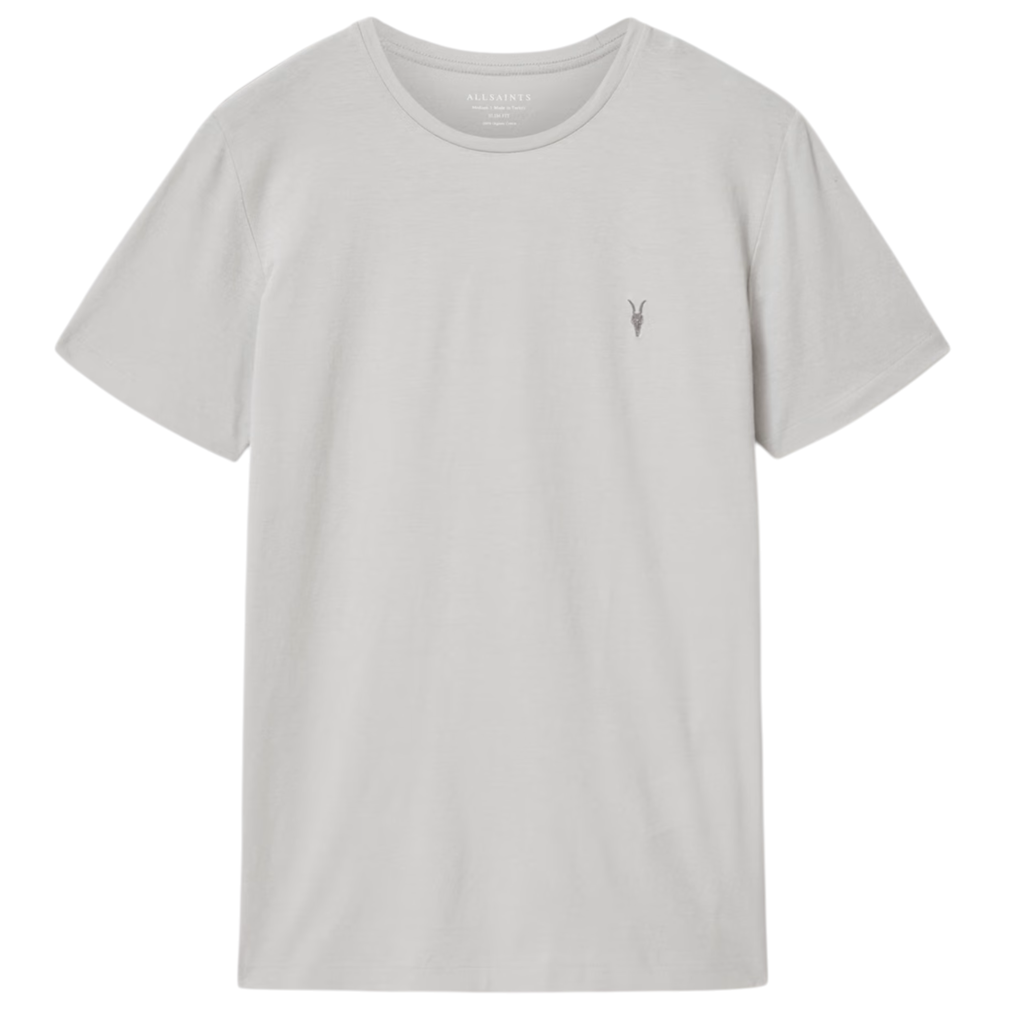 AllSaints Mens T Shirts Lycra Stretch Cotton Crew Neck Short Sleeve Summer Tee