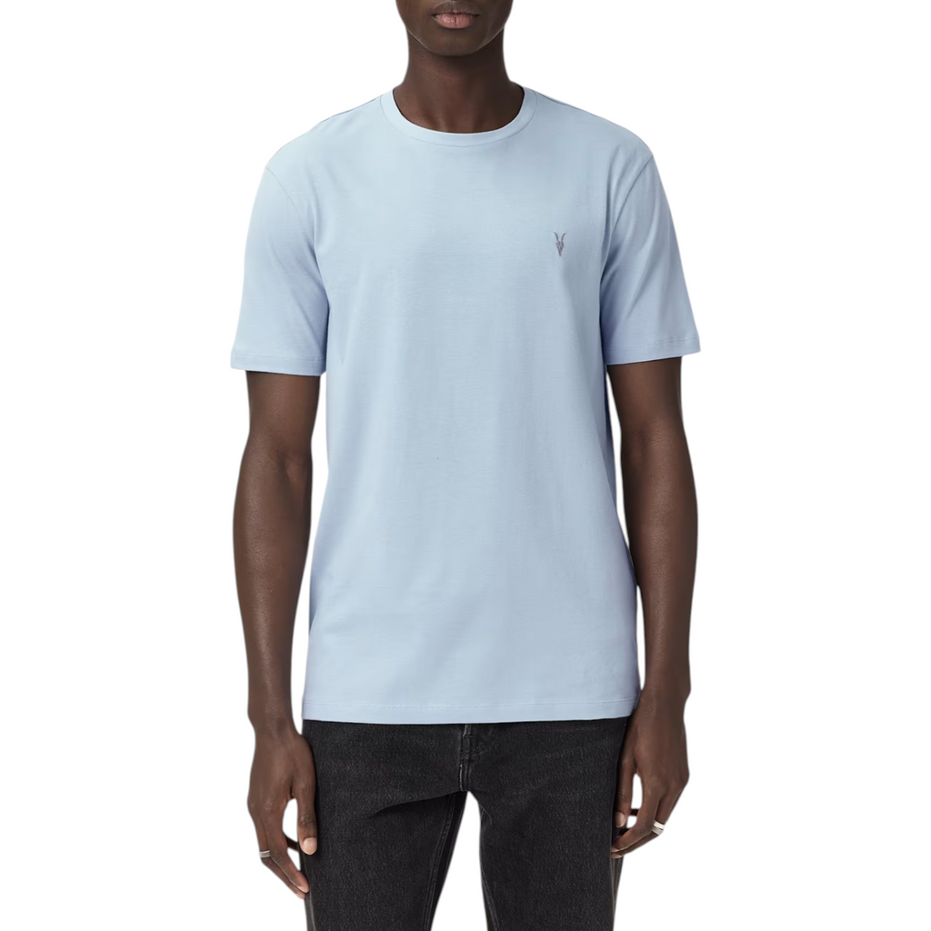 AllSaints Mens T Shirts Lycra Stretch Cotton Crew Neck Short Sleeve Summer Tee
