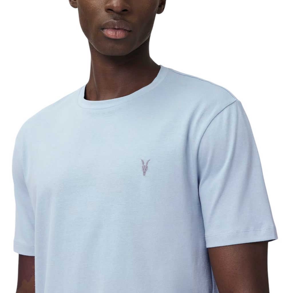 AllSaints Mens T Shirts Lycra Stretch Cotton Crew Neck Short Sleeve Summer Tee