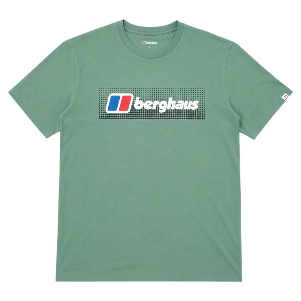 Berghaus Mens T Shirt Dot Maintain Logo Crew Neck Short Sleeve Cotton Summer Tee
