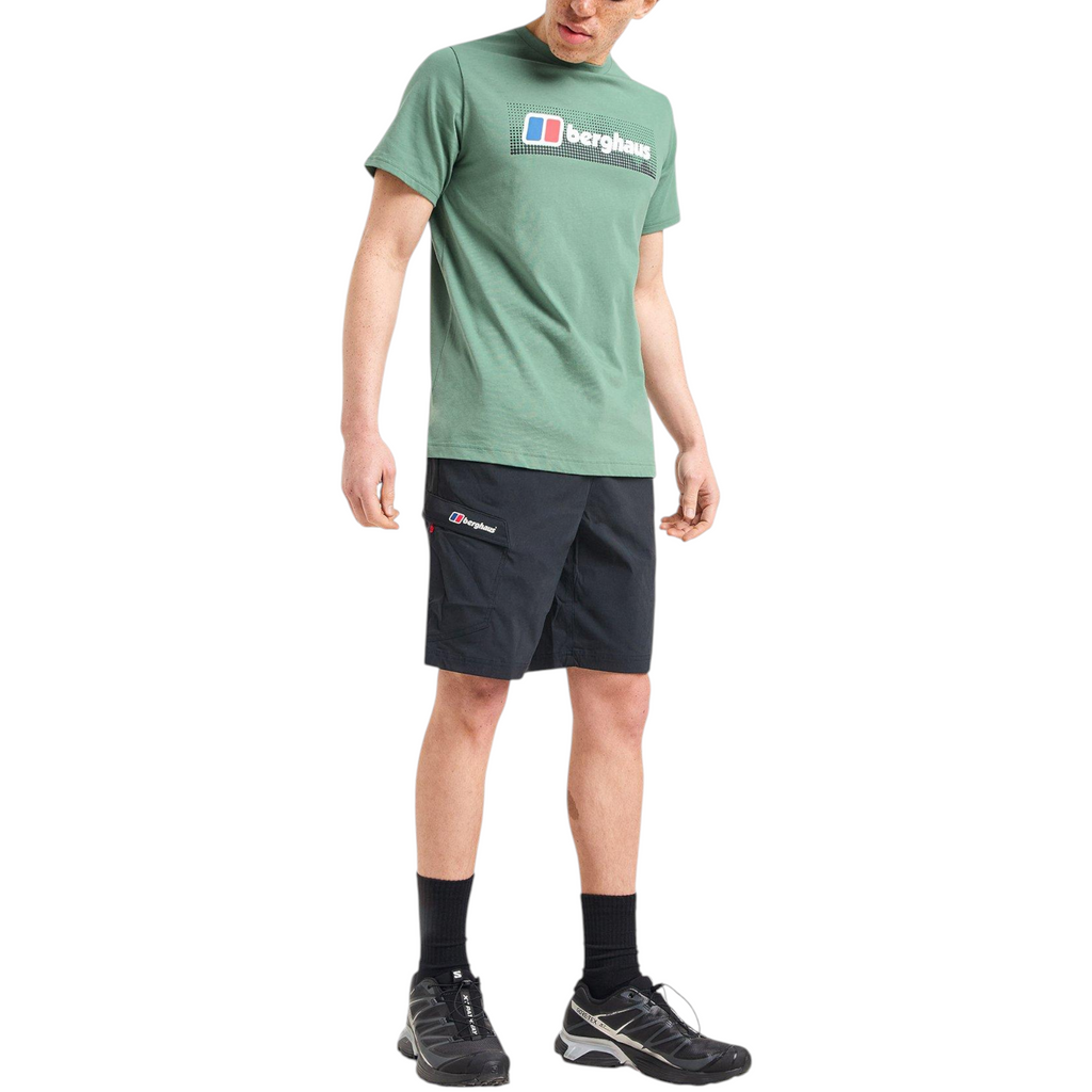 Berghaus Mens T Shirt Dot Maintain Logo Crew Neck Short Sleeve Cotton Summer Tee